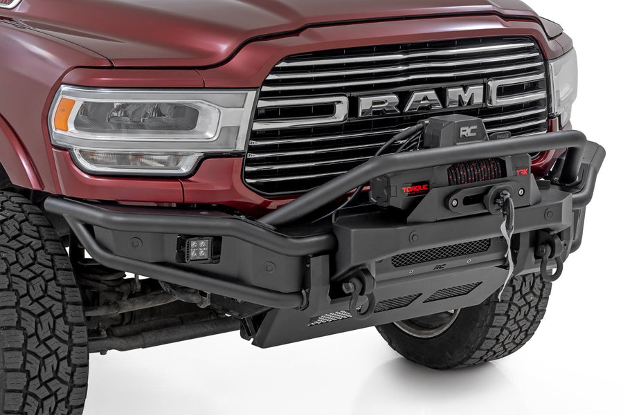 Rough Country - Front Bumper - Tubular -Winch Mount - Ram 2500/3500 2WD/4WD (2019-2026) - 51212W