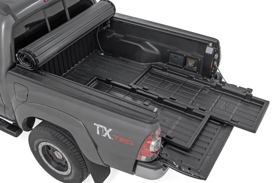 Rough Country - Truck Bed Cargo Storage Tray - Medium Bed Storage Tray - Easy Access - Toyota Tacoma (05-25)