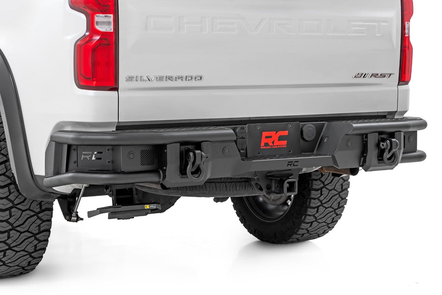 Rough Country - Rear Bumper - Tubular - Chevy Silverado 1500 2WD/4WD (2019-2025)