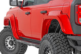 Rough Country - Fender Flares - PQ Race Red - Ford Bronco 4WD (2021-2025)