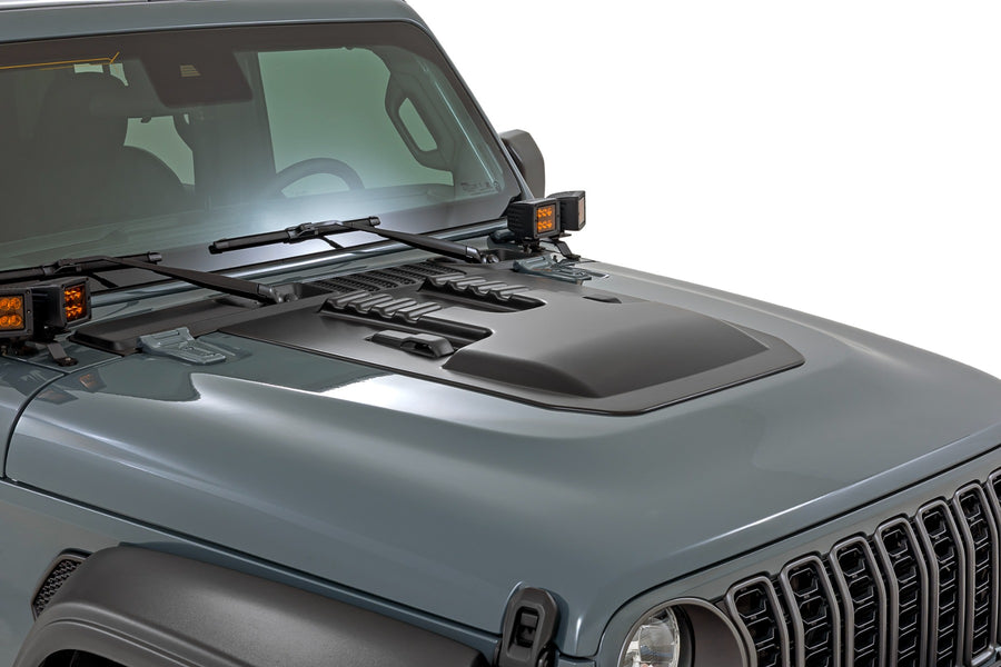Rough Country - Hood Scoop - PJ5 41 - Jeep Gladiator JT/Wrangler JL 4WD (2018-2025)