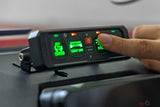 Rough Country - 4 Gang Switch Panel - RGB Backlit Buttons - Multifunction Modes