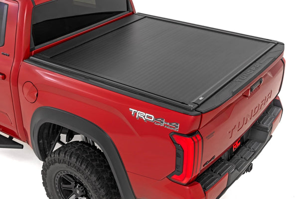Rough Country - Powered Retractable Bed Cover - 5'7 In. Bed - Toyota Tundra 2WD/4WD (2022-2025)