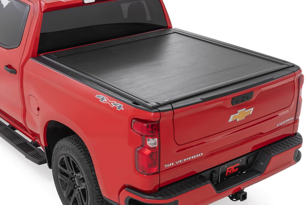 Rough Country - Powered Retractable Bed Cover - 5'10 In. Bed - Chevy/GMC Sierra/Silverado 1500 (19-25)