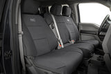 Rough Country - Seat Covers - FR Bench And RR Bench - Ford F-150/Lightning/F-250/F-350 (15-25)