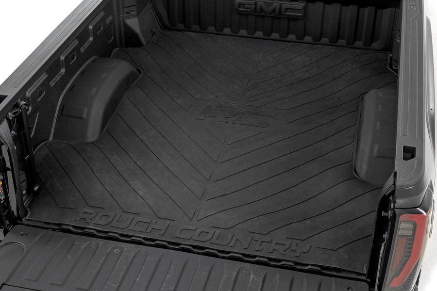 Rough Country - Bed Mat - 6'9 In. Bed - RC Logo - Chevy/GMC Silverado/Sierra 2500HD/3500HD (20-25)