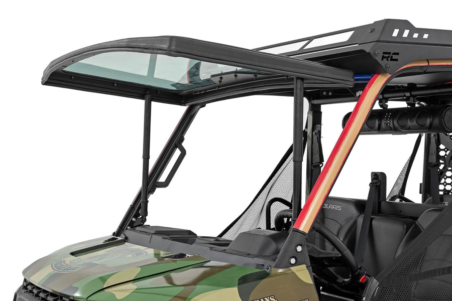 Rough Country - Electric Tilt Windshield - Glass - Formed Frame - Polaris Ranger XP 1000