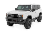 Rough Country - LED Light Kit - Ditch Mount - Black Series Round - 3.5 Inch - Amber DRL - Toyota LandCruiser (2024)