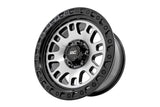 Rough Country - 82 Series Wheel / One-Piece / Machined Semi Gloss Black / 17x9 / 5x4.5 / -12mm - 82170913M