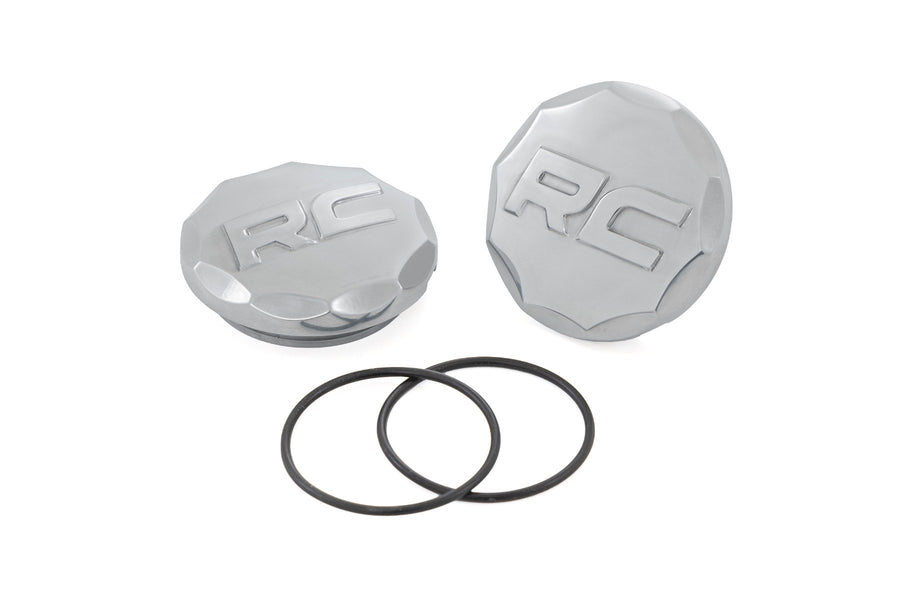Rough Country - Polished Aluminum Ball Joint Caps - Pair - Rough Country Control Arms