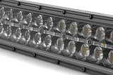 Rough Country - 12 Inch Black Series LED Light Bar - Dual Row - White DRL