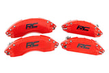 Rough Country - Caliper Covers - Front And Rear - Red - Toyota Tacoma 2WD/4WD SR SR5 & Prerunner (2024-2025) - 71155