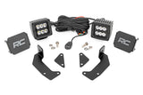 Rough Country - LED Light Kit - Cage Mount - 2 In. Black Pair - CFMOTO UFORCE 1000