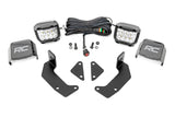 Rough Country - LED Light Kit - Cage Mount - 2 In. Chrome Pair - Wide Angle - CFMOTO UFORCE 1000