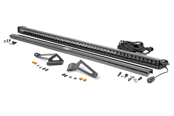 Rough Country - LED Light Kit - Front Mount - 50 In. Black Single Row - CFMOTO UFORCE 1000