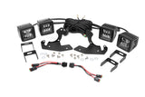 Rough Country - LED Light Kit - Fog Mount - Dual 2 In. Black Pairs - Chevy Silverado 1500/2500HD/3500HD 2WD/4WD