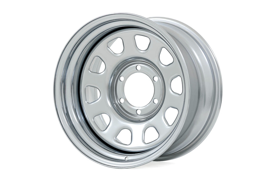 Rough Country - Steel Wheel/Chrome/16x8/5x4.5/3.30 Bore/-6