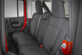 Rough Country - Seat Covers - Front And Rear W/ Armrest - Jeep Wrangler Unlimited 4WD (18-25)