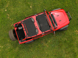 Rough Country - Mesh Bikini Top Plus - Black - Jeep Wrangler JL (21-23)/Wrangler Unlimited (18-23)