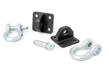 Rough Country - D Ring Shackles And Mounts - TJ Stubby - XJ Winch - Jeep Cherokee XJ (84-01)/Wrangler TJ (97-06)