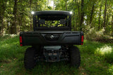 Rough Country - LED Light - Cab Mount - 2 In. Black Pair - Flood - Can-Am Defender HD 5/HD 8/HD 9/HD 10