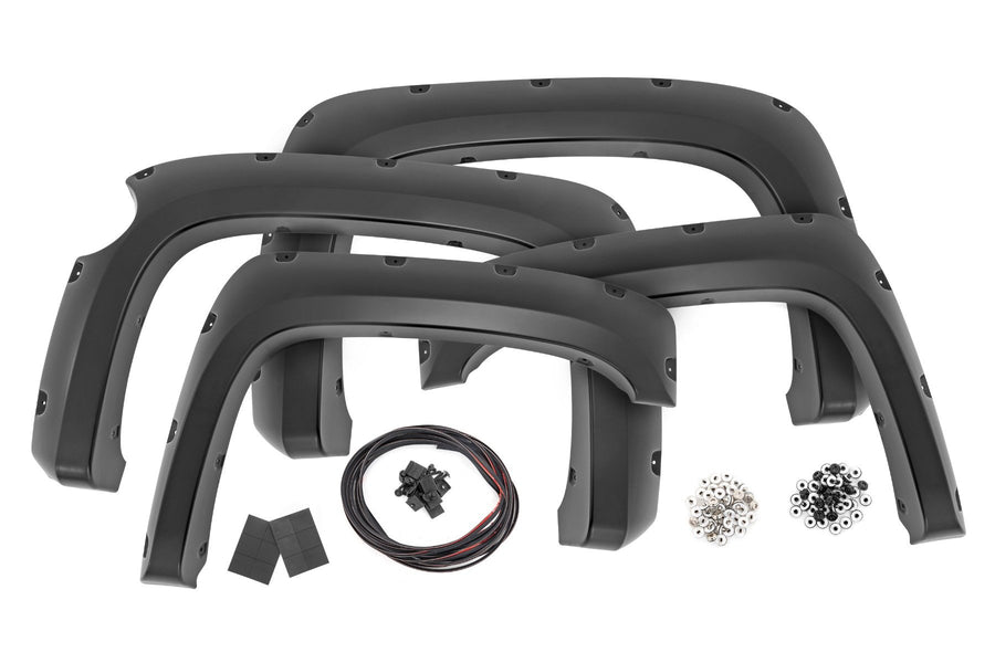 Rough Country - Pocket Fender Flares - 5'9 In. Bed - Gas Door - Chevy Silverado 1500 (07-13)