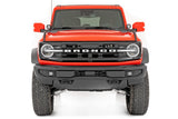 Rough Country - LED Light Kit - Ditch Mount - 3.5 In. Black Round Pair - Amber DRL - Ford Bronco (21-25)