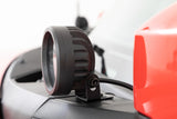 Rough Country - LED Light Kit - Ditch Mount - 3.5 In. Black Round Pair - Amber DRL - Ford Bronco (21-25)