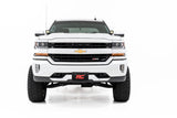 Rough Country - LED Ditch Light Kit - 2in Black Pair - Amber DRL - Chevy/GMC 1500 (14-18 & Classic)