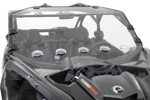 Rough Country - Vented Full Windshield - Scratch Resistant - Can-Am Maverick X3