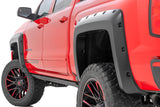Rough Country - Pocket Fender Flares - 5'9 In. Bed - G1K Deep Ocean Blue - Chevy Silverado 1500 (14-18 & Classic)