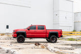 Rough Country - Fender Flares - Defender - 5'9 In. Bed - GAZ Summit White - Chevy Silverado 1500 (14-18 & Classic)