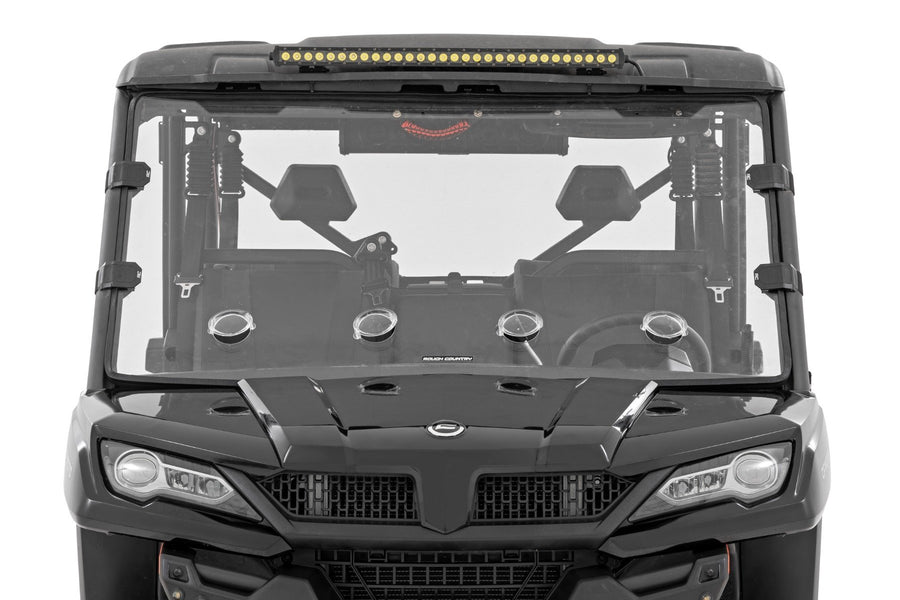 Rough Country - Vented Full Windshield - Scratch Resistant - CFMOTO UFORCE 1000
