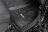 Rough Country - Flex Fit Floor Mats - FR & RR - 4 Door - Jeep Wrangler Unlimited 4WD (18-25)