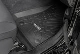 Rough Country - Flex Fit Floor Mats - FR - 2 Door - Jeep Wrangler JL 4WD (2018-2025)