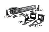 Rough Country - LED Light Kit - Bumper Mount - 20 In. Black Dual Row - Ford F-250/F-350 Super Duty (05-07)