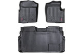 Rough Country - Floor Mats - FR & RR - 2 Ret Hook - Ford F-150 2WD/4WD (2011-2014)