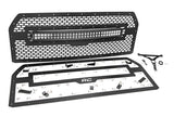 Rough Country - Mesh Grille - 30 In. Dual Row LED - Black - Ford F-150 2WD/4WD (2015-2017)