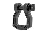 Rough Country - D-Ring - Forged - Pair - Black