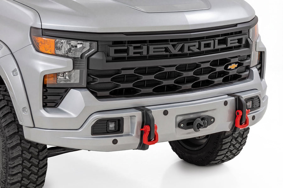 Rough Country - Bumper Cover - GAN Silver Ice Metallic - Chevy Silverado 1500 2WD/4WD (23-26) - 13006-GAN