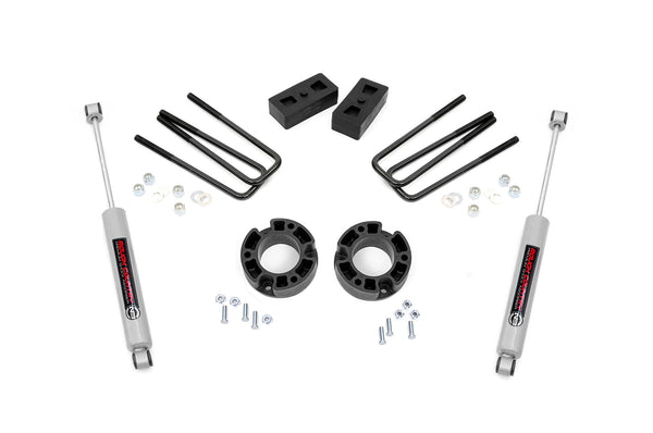 Rough Country - 3.5 Inch Lift Kit - Chevy Silverado & GMC Sierra 1500 2WD (2007-2013)