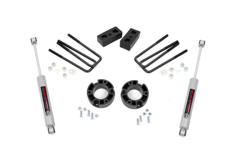 Rough Country - 3.5 Inch Lift Kit - Chevy Silverado & GMC Sierra 1500 2WD (2007-2013)
