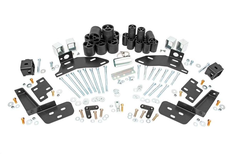 Rough Country - Body Lift W/Bump Brckt - FR & RR - 3 In. - Chevy C1500/K1500 Truck (95-99)