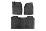 Rough Country - Flex-Fit Floor Mats - FR & RR - FR Bucket - Crew - Chevy/GMC 1500/2500HD/3500HD (19-25 & Classic)