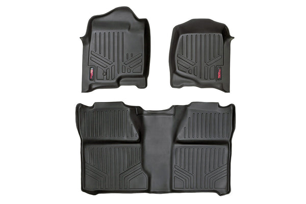 Rough Country - Floor Mats - FR & RR - Crew Cab - Chevy/GMC 1500/2500HD (07-14)