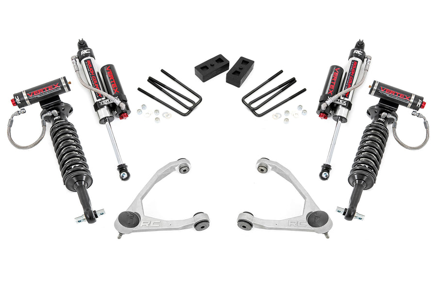Rough Country - 3.5 Inch Lift Kit - Forged UCA - Cast Steel - Vertex - Chevy/GMC 1500 (07-13)