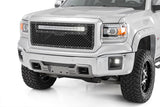 Rough Country - Mesh Grille - 30 In. Dual Row LED - Black - GMC Sierra 1500 2WD/4WD (2014-2015)