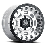 ICON Alloys Hammer Pro Silver Machined 17 X 8.5 / 5 X 150 25mm Offset 5.75" BS