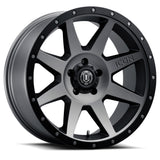ICON Alloys Rebound Titanium 20 X 9 / 6 X 5.5 0mm Offset 5" BS