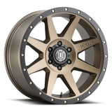 ICON Alloys Rebound Bronze 20 X 9 / 6 X 5.5 0mm Offset 5" BS